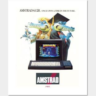 Amstrad computer - Retro poster from 1985 Posters and Art